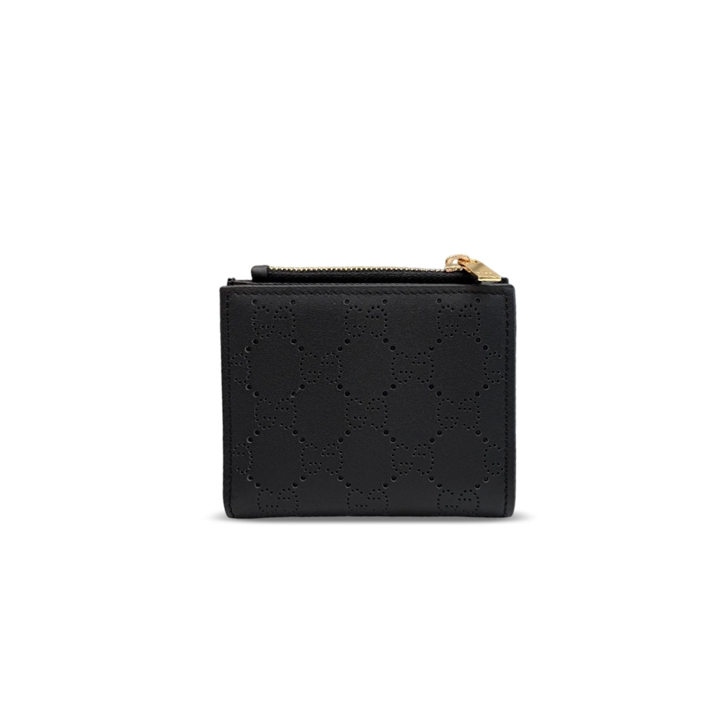 GUCCI PERFORATED GG SMALL WALLET 876086 (10*8cm)